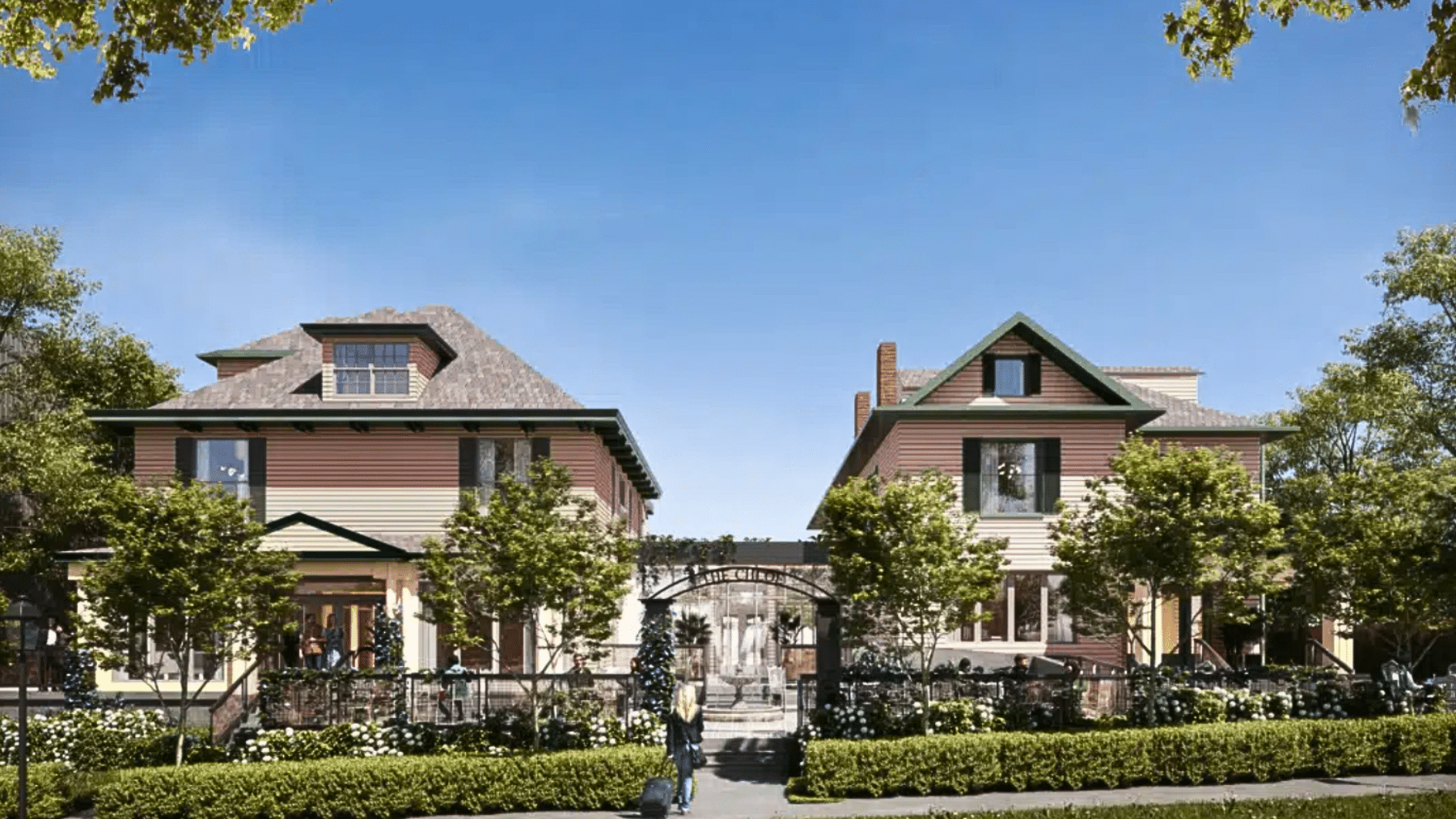 Combining two historic houses into a new timeless design.
