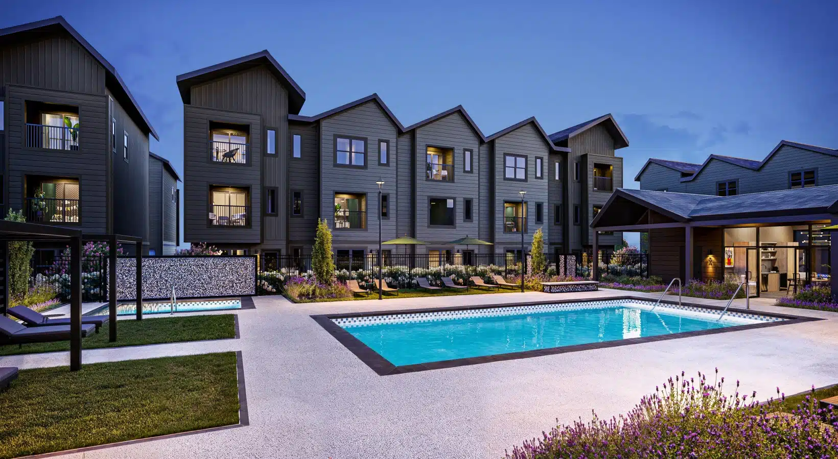 Multi-Tenant Commercial Architecture and Design 3 Remick Architecture showcasing architecture services and projects with this example - 775 Exterior AmenitiesLeasing office Gifted cam72 a68ce013646ea8c645c4a19d70396022